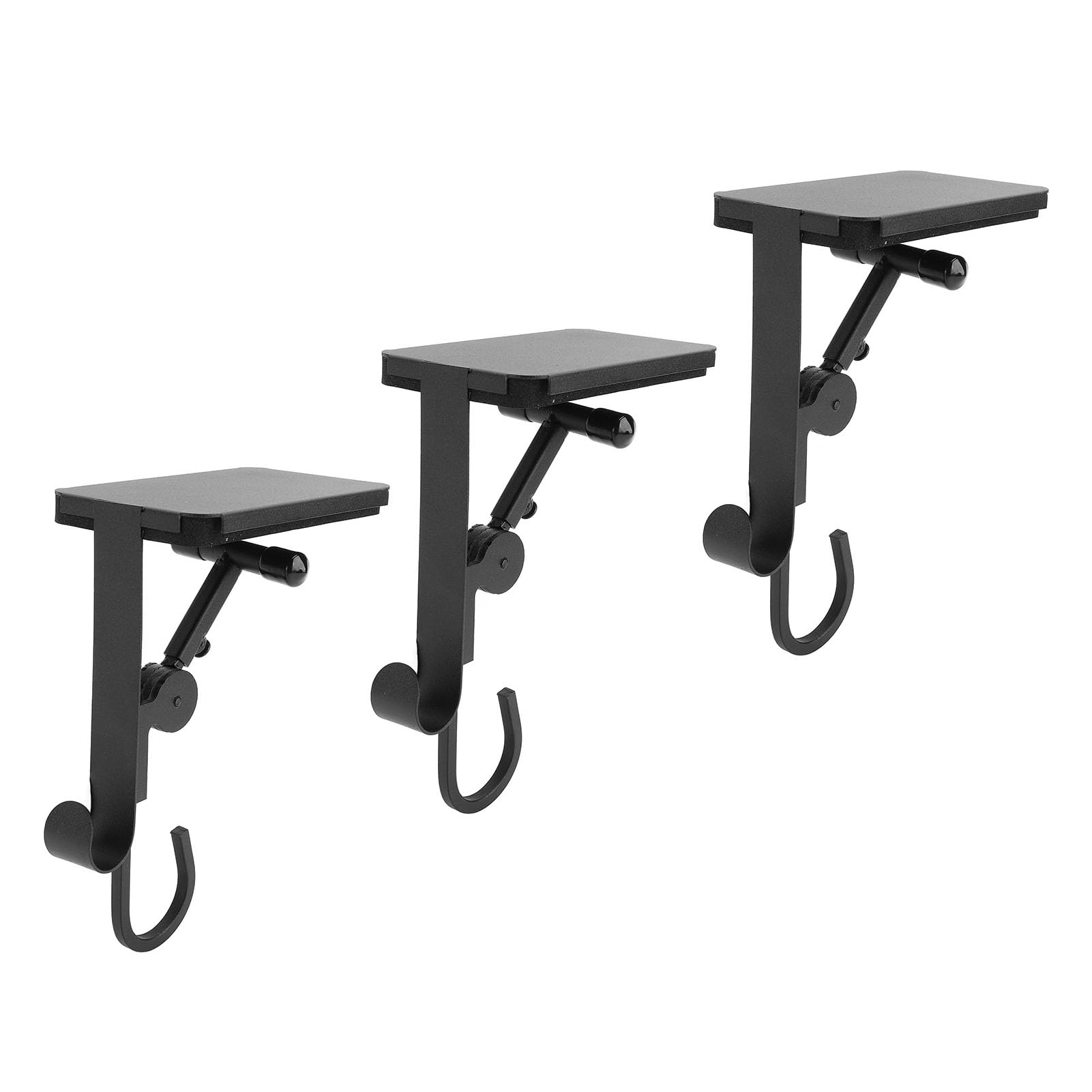 Gsycle Iron Garland Hooks for Cabinet, Dual Use Adjustable Christmas Stocking Hooks Garland and Stocking Mantel Holder for Fireplace Christmas Holiday Home