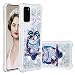 Produktbild für Samsung Galaxy A53 5G Hülle Glitzer Handyhülle, Diamond Flüssigkeit Back Cover TPU Bumper Silikon Clear Quicksand Case Schutzhülle für Samsung Galaxy A53 5G Handy Hüllen Eule