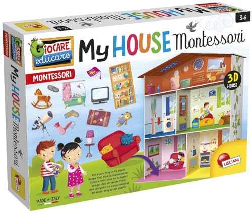 Lisciani - Montessori Maxi My House, EX72477 EX72477 Multicolore
