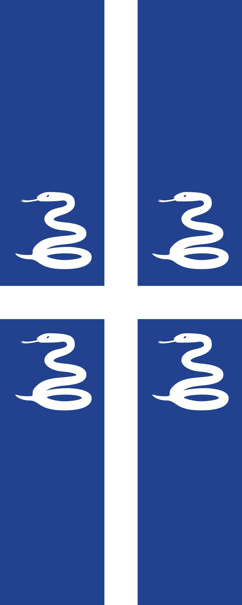 Drapeau Martinique de qualité supérieure grand format portrait 300x120cm
