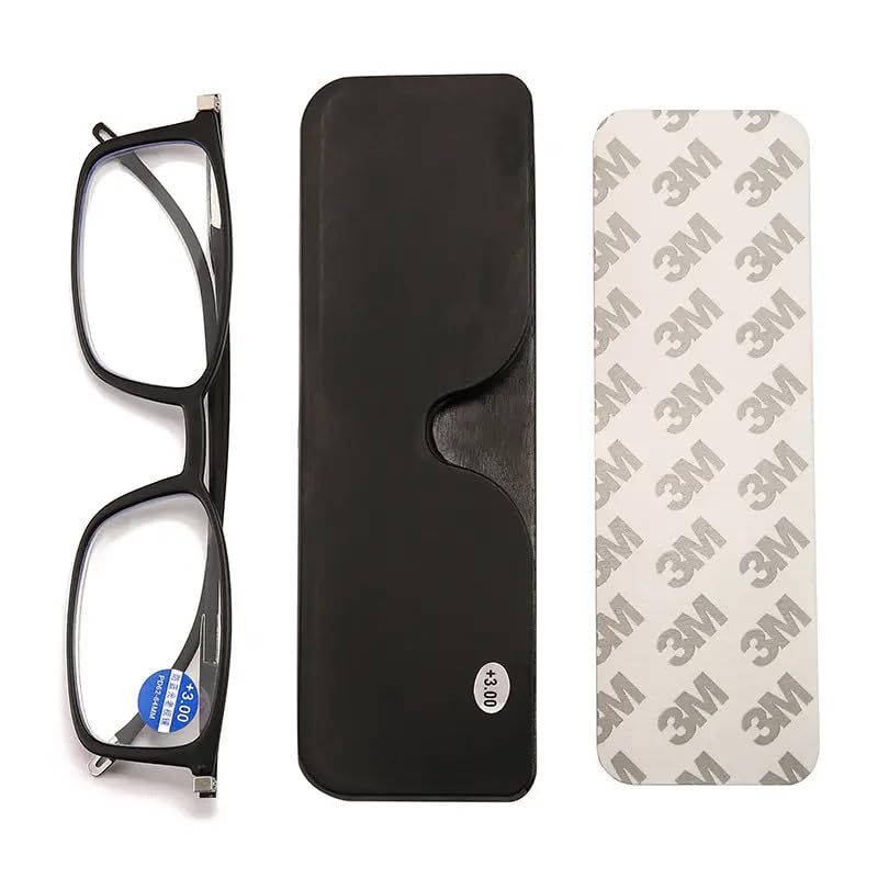 Besillia Reading Glasses - Blue Cut Lens With Antireflection & Ultra Light Weight Universal Pod Case For Men & Women +1.00 to +3.50 Power- Black, Pack of 1 (+1.00) (B0CJFSK147) Amazon Price History, Amazon Price Tracker