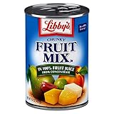 Libby's Fruit Mix Chunky In Pear Juices Concentrate Cans, 15 Ounce (Pack of 12)
