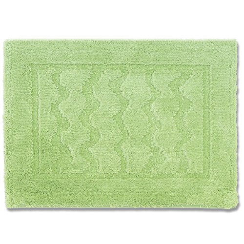 オカ バスマット 乾度良好 Nハイパイル 吸水 抗菌 防臭 グリーン 約45×60cm