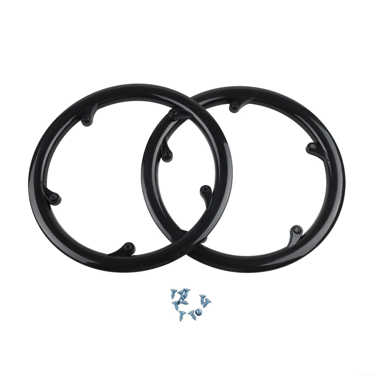 Protezione per corona della bicicletta, per guarnitura 46T-48T 4/5 fori, protezione per catena della bici da olio e danni, copertura in plastica, per mountain folding e city (48T)