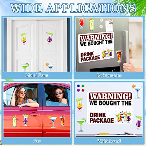Juego de 8 imanes decorativos redondos Leumoi miniatura 7