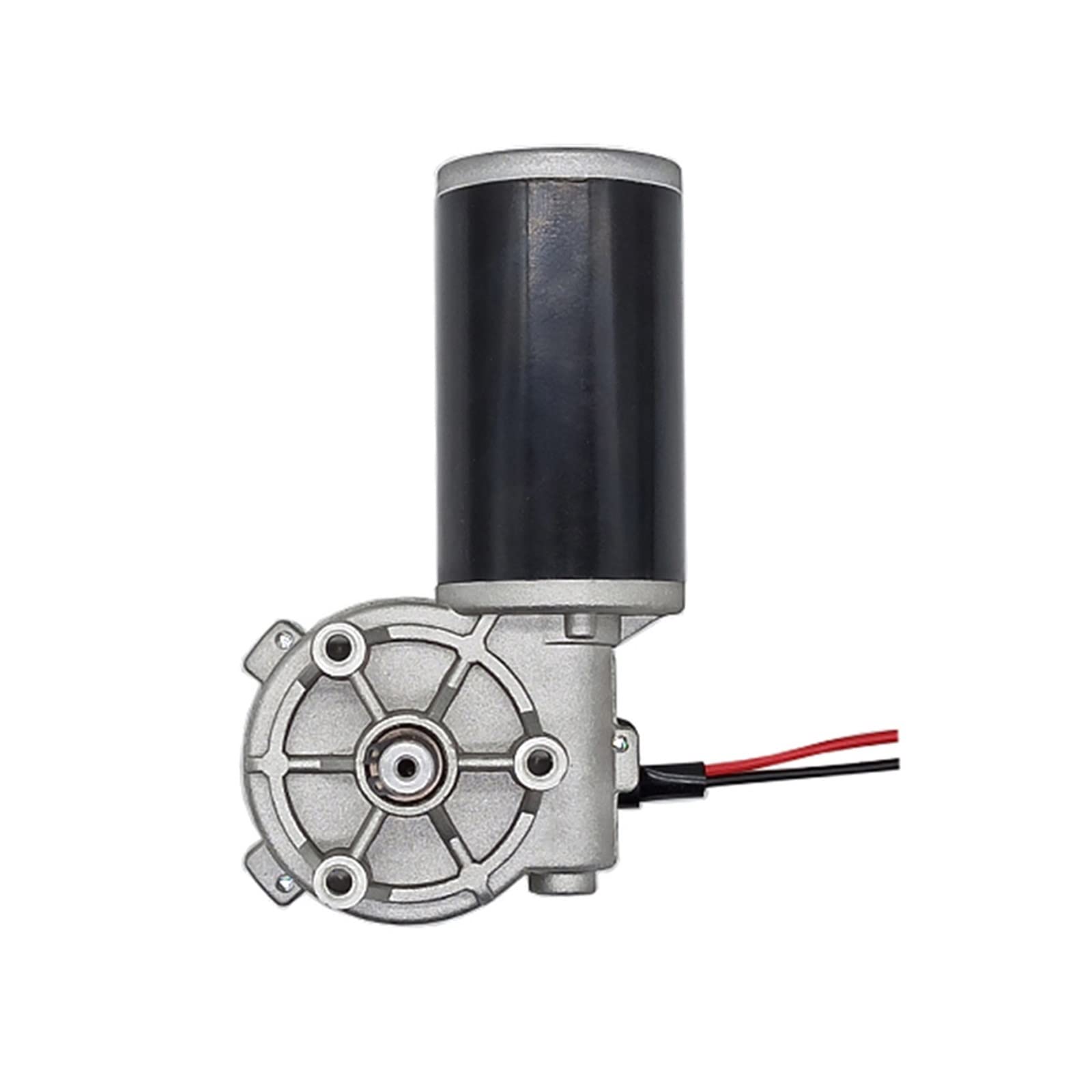 Lagerausstattung, Schneckengetriebe vorwärts und rückwärts 40kg.cm Linkswinkel elektrisch 40W gebürsteter Gleichstrommotor Anwenden auf Etikettiermaschinen, ferngesteuerte Vorhänge(120,24V)