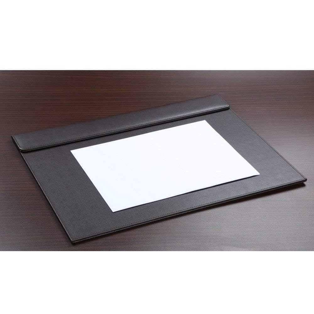 NJ Large Rectangle A3 Desk Writing Pad & Drawing Board Writing Pad Tablet with Magnetic Paper Clip for Hotel Front Desk, Planner, Reception Desk, Blotter: 18x14 : Black 3