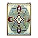 Chloe Lighting Katherine Victorian Tiffany 24" Tall Stained Glass Window Panel, Multi-Colored