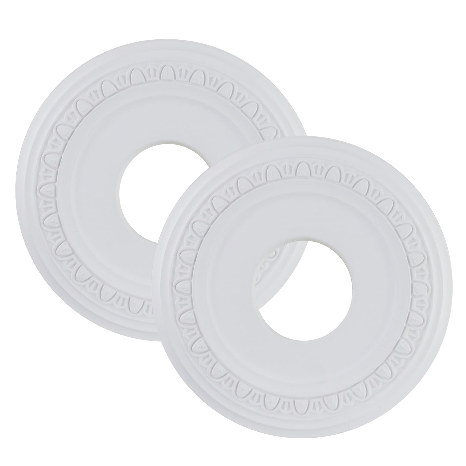 Woogim 2PCS White Split Ceiling Medallion 9.84" Diameter — Amazon image 9