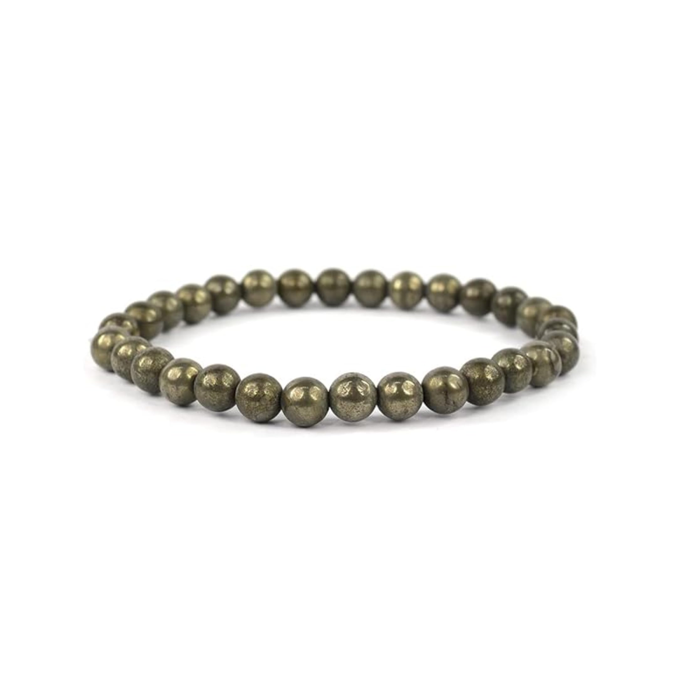 Ikka Jewels Dynamic Pyrite Bracelet - Fights Negativity & Promotes Achievement - Empowering Mars & Sun Energies - Certified 6mm Beads (B0D8K1WGW3) Amazon Price History, Amazon Price Tracker