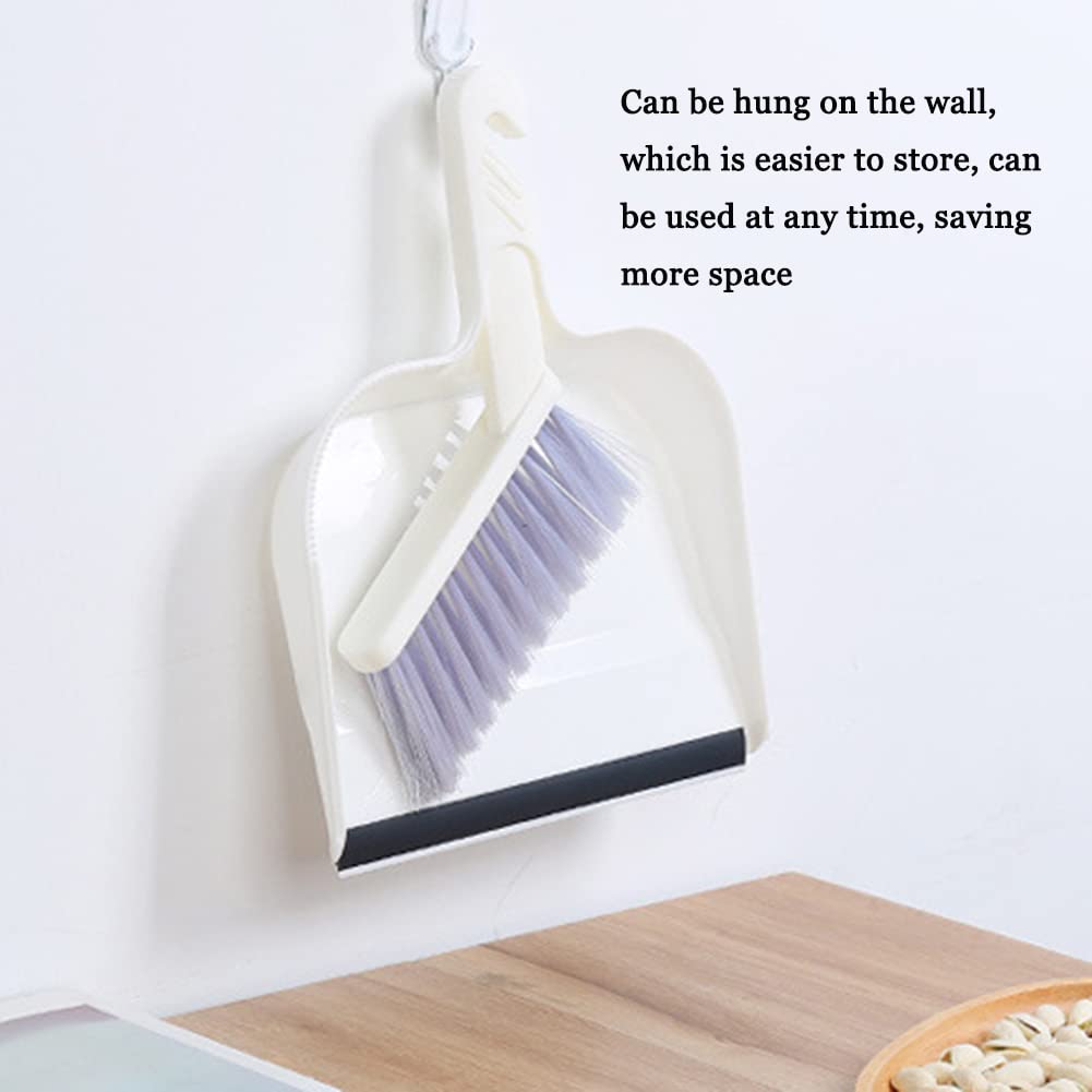 Mini Scopa E Paletta Per Pulizie | Set Compatto Per Tastiera, Tavolo, Auto E Divano - Foto 7