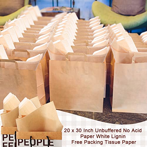 Meekoo YEE-20220116-B 250 Pcs 30 X 20 Inch Acid Free Archival Tissue Paper No Acid Paper Unbuffered Interleaving Paper For Clothes Textiles Linens Books Photo Jewelries Presents Wrap Storage thumb #3