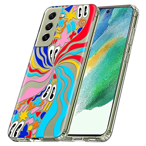 Image of Fashionury Soft Silicon Printed Designer Mobile Back Cover for Samsung Galaxy S21 FE 5G -D2042