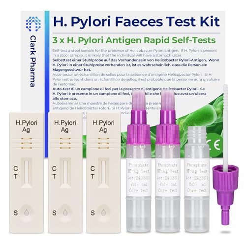 H Pylori Stomach Ulcer Test Kit (3 Pack)