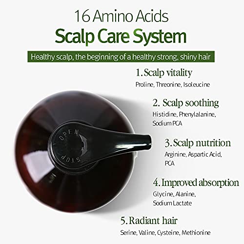 Nard Scalp Deep Cleansing Shampoo 33.8 Fl Oz - Natural Surfactant Anti Dandruff Shampoo For Itchy Dry Scalp - Natural Calming Ingredients Lavender Rosemary Argan Jojoba Oil Amino Acids #TOP5