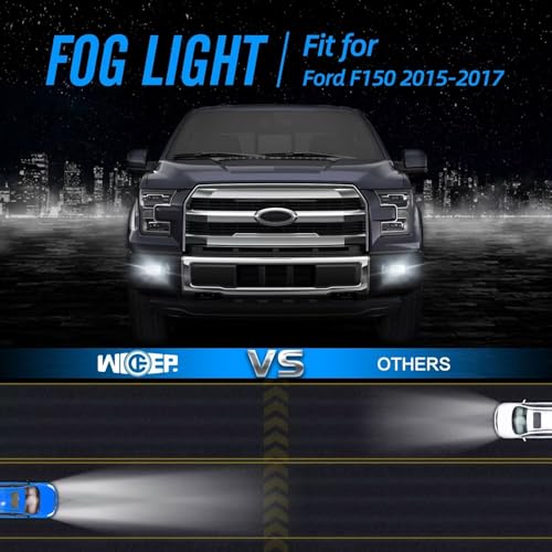 Image of LED Fog Light Assembly for F150 2015 2016 2017 Ford with Bracket, 2-Pack