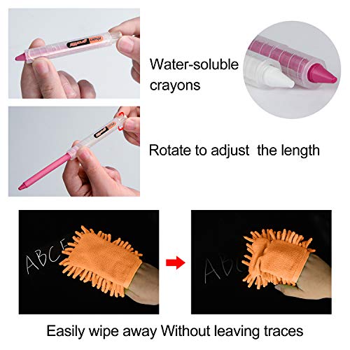 Board2By Magnetic Chalkboard Contact Paper For Wall, 38.9 X 18 Self Adhesive Chalk Board Wallpaper, Blackboard Paper With 46 Magnetic Letters For Kids, Black #TOP3