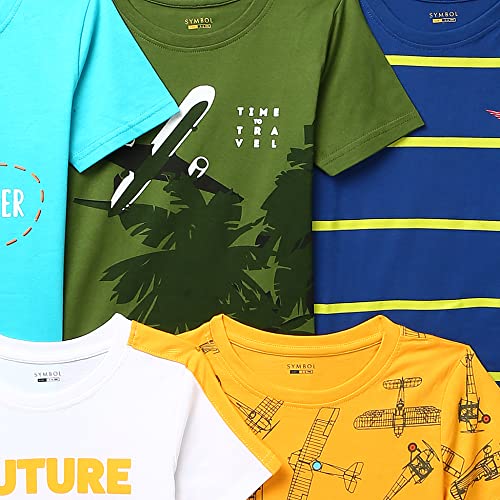 Image of Amazon Brand - Symbol Boy's Regular Fit T-Shirt
