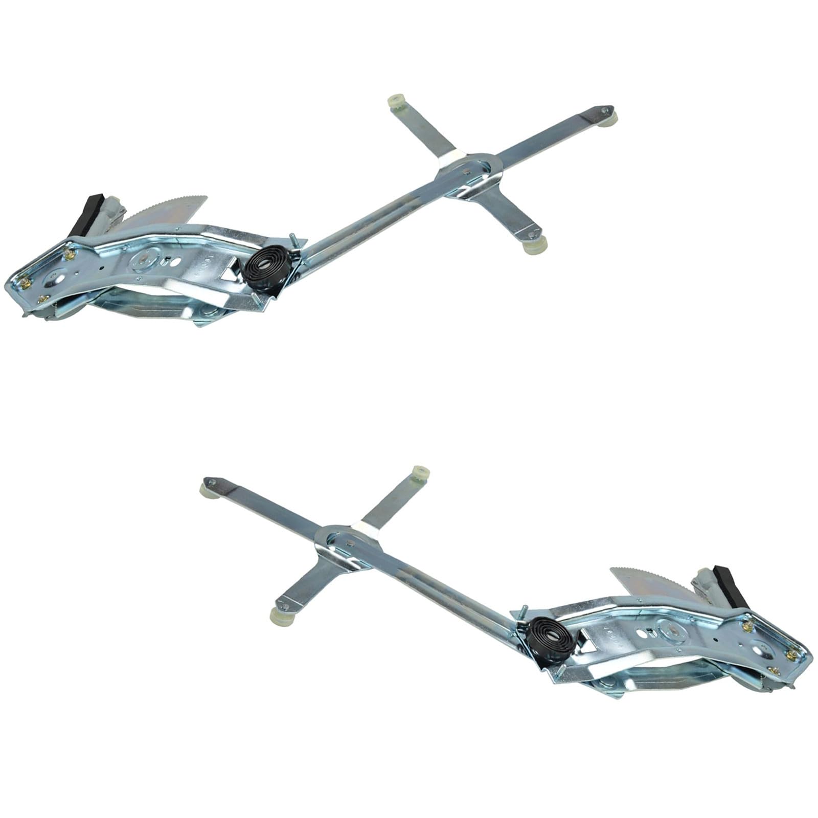 TRQ Front Power Window Regulator & Motor Assembly Set 2 Piece