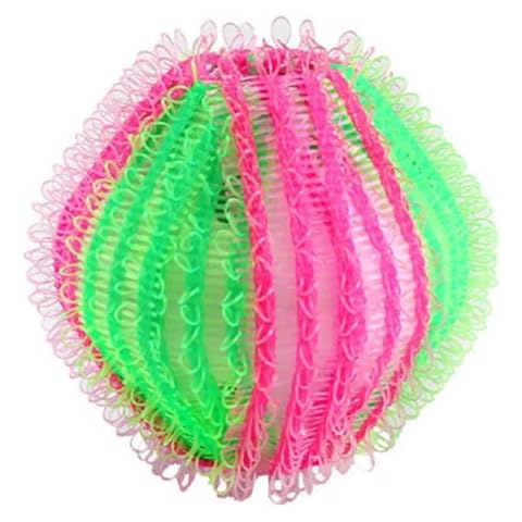 Blissify Washing Machine Lint Filters (Pack Of 6) - Pink Micro-Circle Bristle Pet Hair Catcher for Washing Machine - Reusable Hair Remover Lint Balls - Washing Machine Laundry Balls Cover