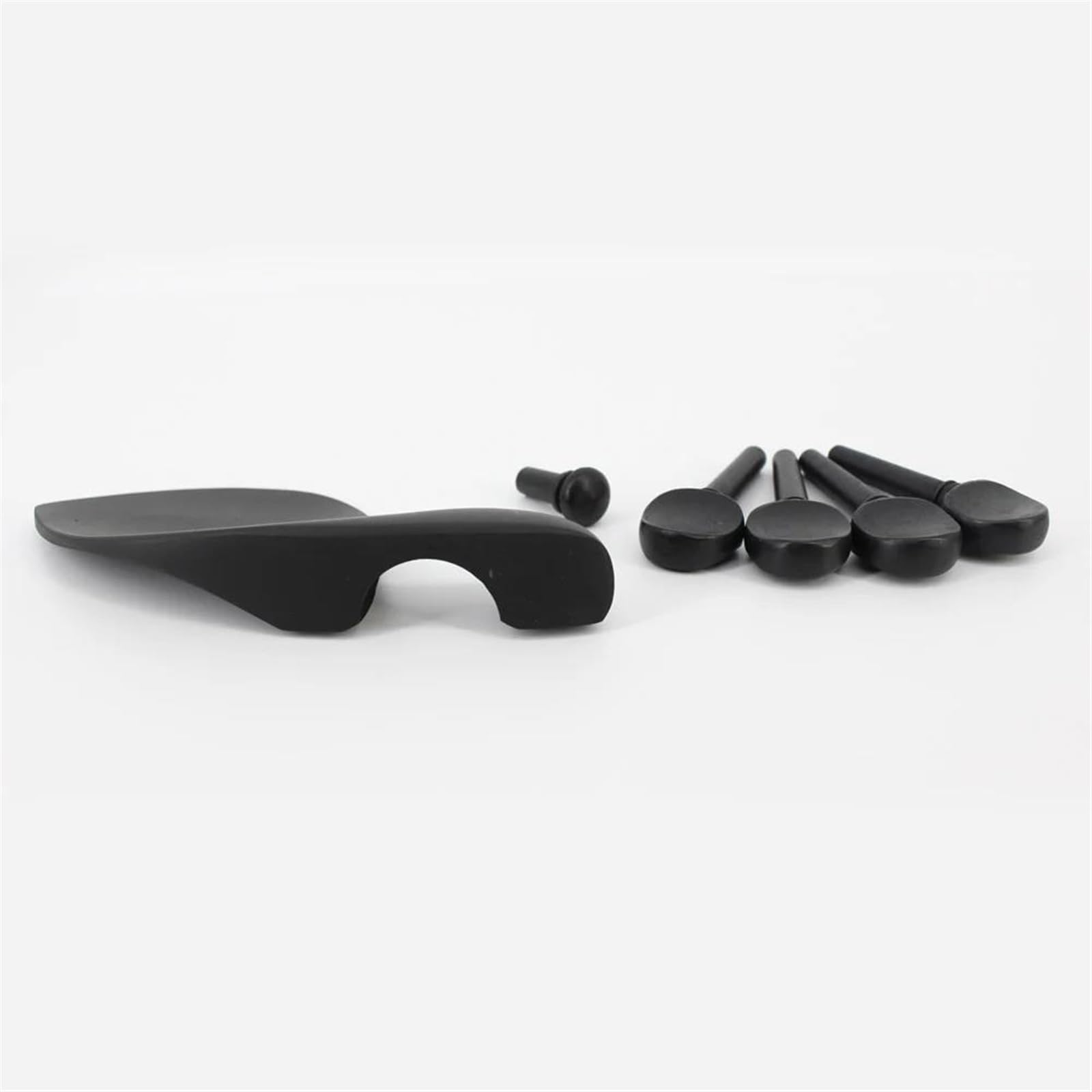 Zubehör Für Musikinstrumente 1 Set Von Massivholz Violine Saitenhalter Pegs Kinn Rest Drawplates Knopf Endpin Violine Zubehör(3/4)