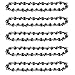 Produktbild Yweller 5er-Pack Sägekette 7,6 mm Teilung für 12cm Schwert - 28 Antriebsglieder, 1,1mm - Ersatzkette kompatibel mit WORX Akku-Kettensäge WG324E / WG324E.9 / WG325E / WG325E.9