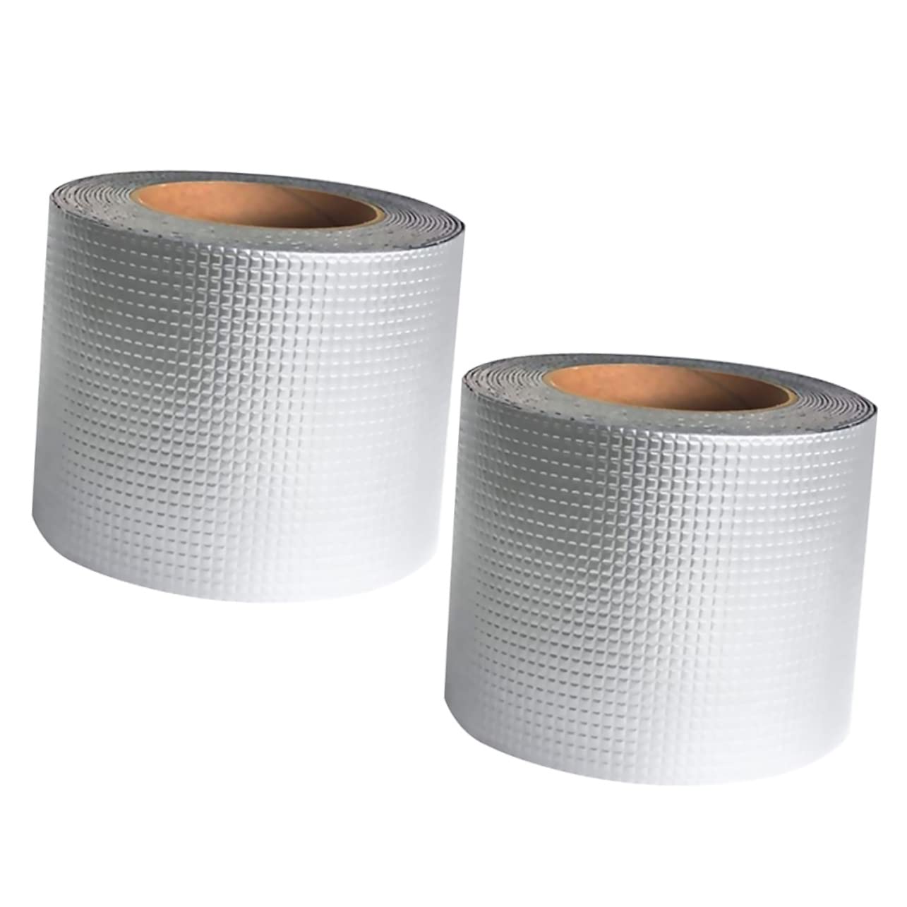 SOLUSTRE Repair Tape 2 Rolls Aluminum Foil Tape for Roof Window Tape Leak Repair Sealant for Clean and Dry Applicati
