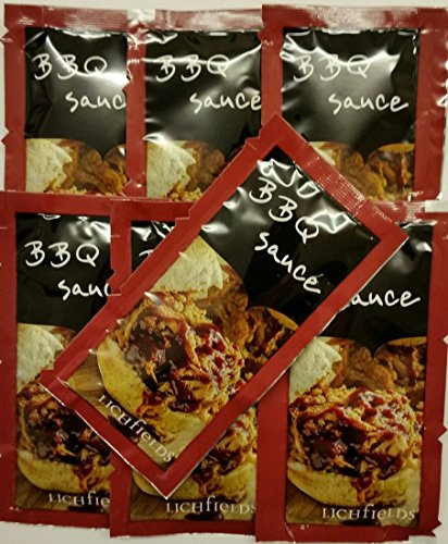 50 (2 x 25) salsa para barbacoa Lichfields – sobres individuales de 10 g