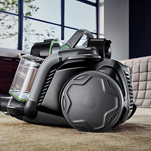 AEG LX8-2-ÖKO stofzuiger zonder zak (65% gerecycled materiaal, incl. extra mondstukken, traploze vermogensregeling, 600 watt, actieradius van 12 m, 1,6 l stofreservoir, allergiefilter, zwart/groen) - Image 5