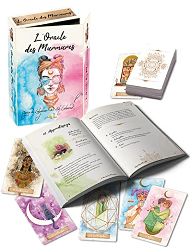 L'Oracle des Murmures: COFFRET CONTENANT 50 CARTES ET UN LIVRE EXPLICATIF EN COULEURS DE 140 PAGES ET U
