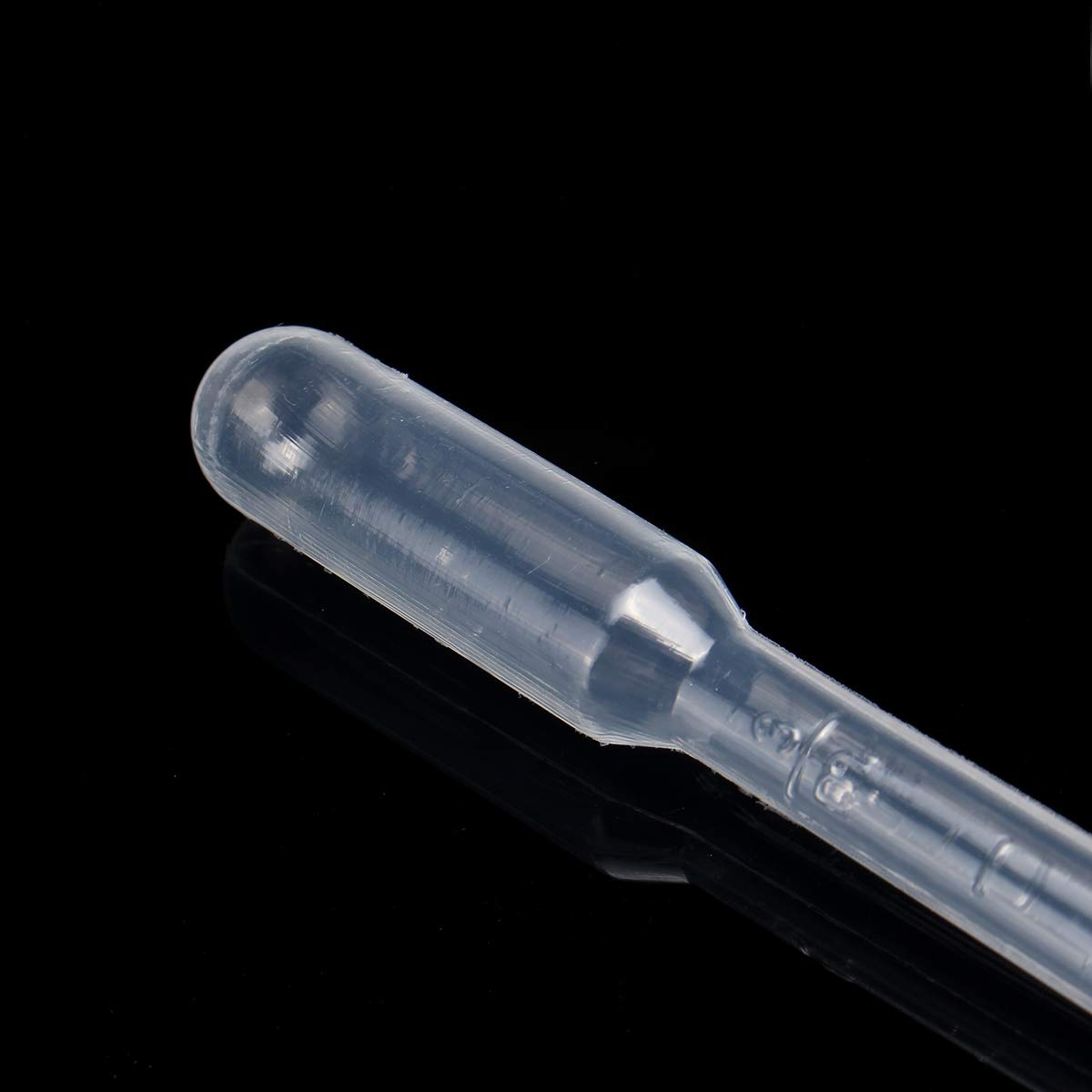 1000Pcs 3Ml Pipetas Desechables Plástico Cuentagotas Graduado Transferencia De Pintura Líquida