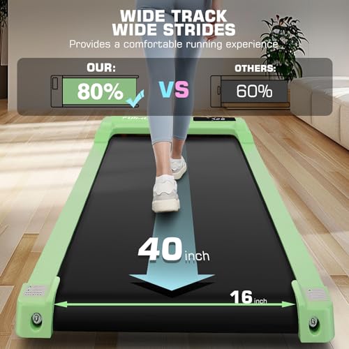 Image of ANCHEER Walking Pad Treadmill,Treadmills for Tome Small,2 in1 Under Desk Exercise Equipment,Pink Mini Running Walking Jogging Portable Machine with Remote Control,No Assembly Required
