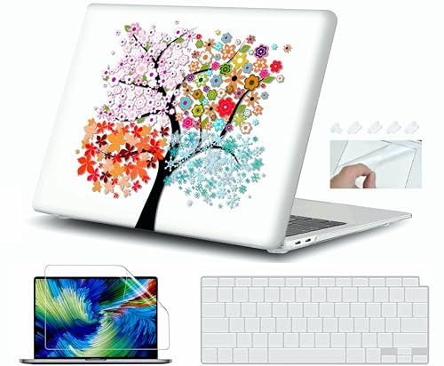 Image of Case for MacBook Air 13 inch A1466 & A1369 Older Version 2010-2017 Release Crystal Clear Case with Liquid Retina Display, Plastic Hard Shell(Design21)