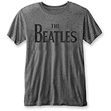 Verpackung Polybag The Beatles Rock ICON Marken Classic Tongue Logo Herren T-Shirt Grau (S-XL) (M)