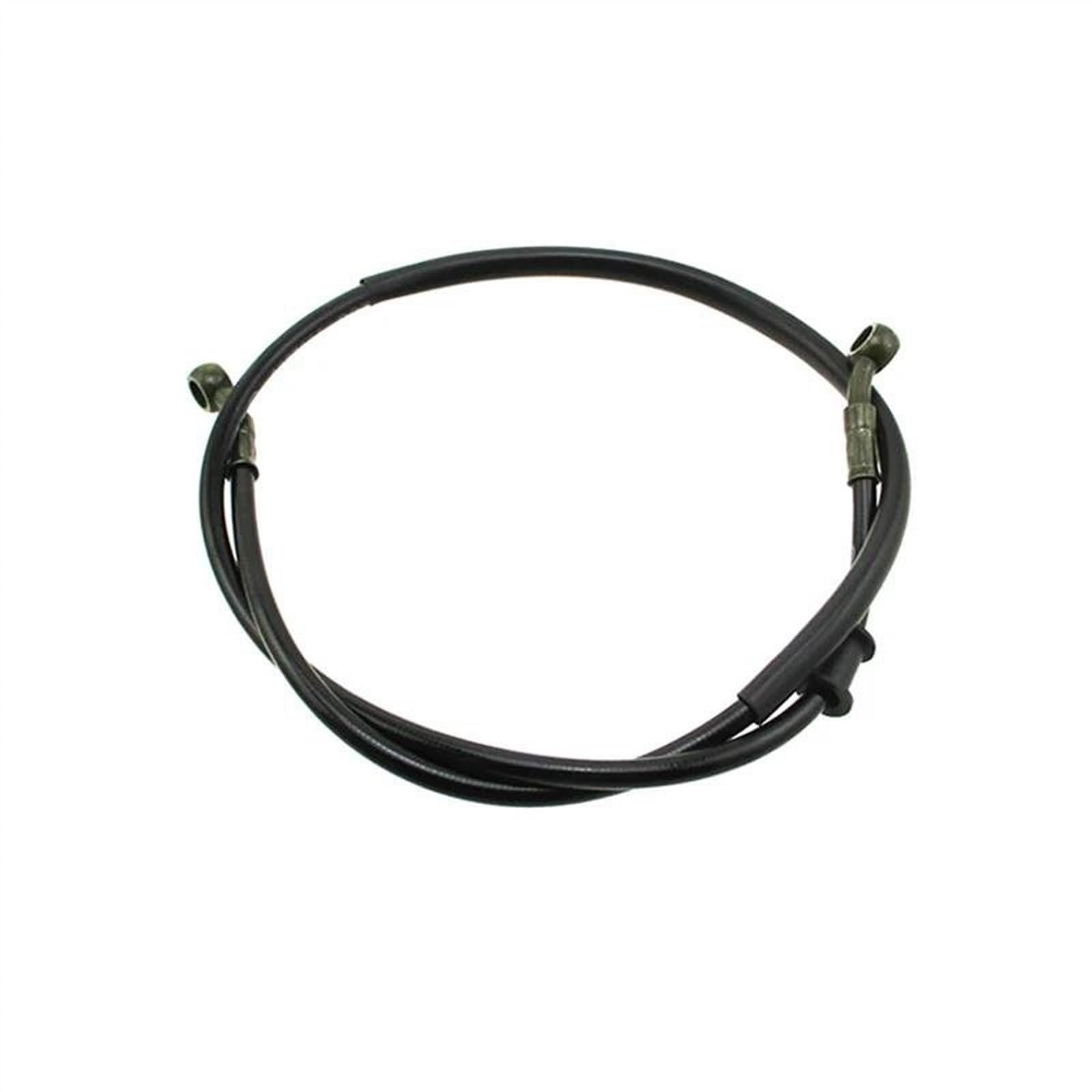 Ksxzw Black- Silver Motorbike Part 1M Hydraulic Brake Line Cable Hose For Motorbike Motorcycle