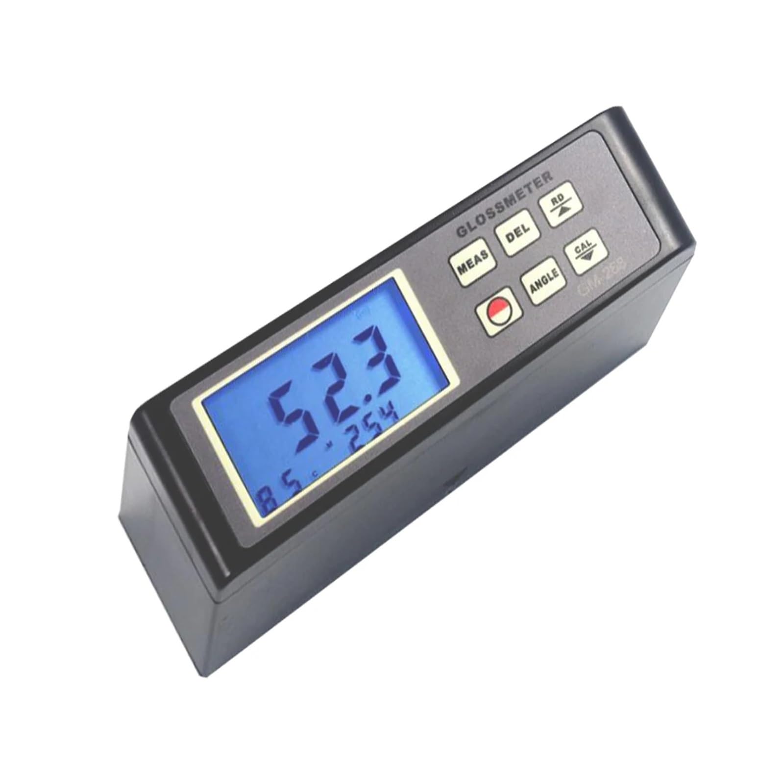 NURII Digital Gloss Meter, Marble Tile Oil Paint Metal Surface Gloss Meter 20°60°85° High Precision 0.1GU~200GU Gloss Tester