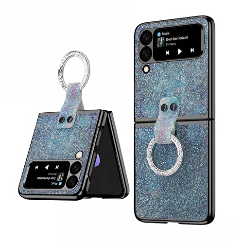 Housse antichoc Galaxy Z Flip 3 avec bling ring holder rotatif