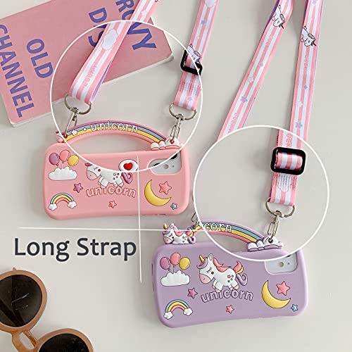 ESSTORE - Custodia a forma di unicorno per iPhone