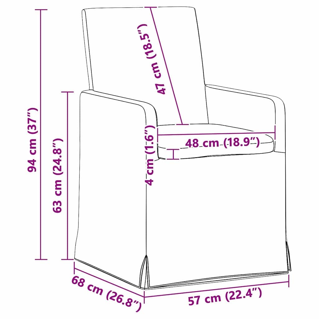 vidaXL Krzesła do jadalni, 2 szt., niebieskie, 57 x 67 x 95 cm, nowoczesne krzesło do jadalni, ergonomiczne z kółkami, eleganckie wzornictwo do kuchni, przytulne i wszechstronne