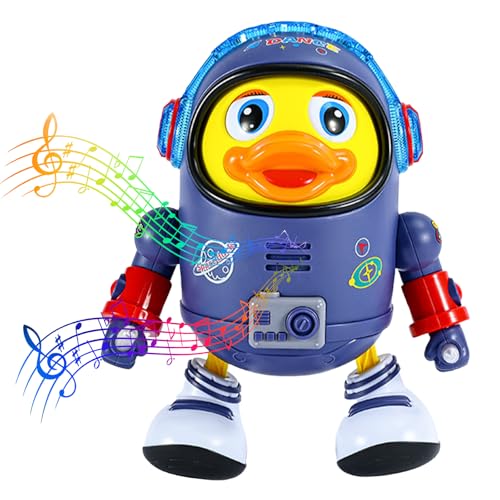 Valicaer Electric Musical Dancing Duck Robot Toy - Electric Musical Interactive Toy for Kids Singing & Walking Motion for Children