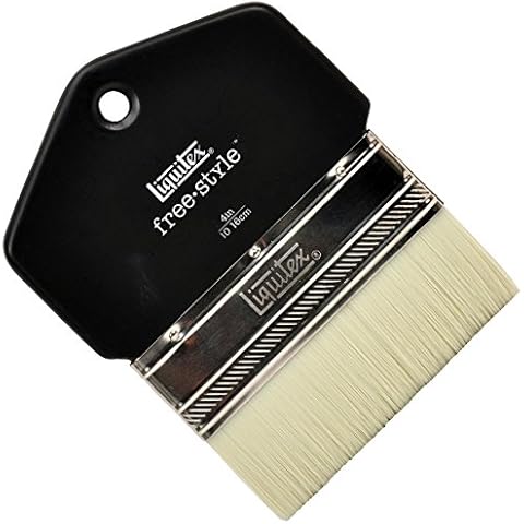 Liquitex - 1301004 Professional Freestyle Large Scale Brush, Paddle 4-inch, White Cover