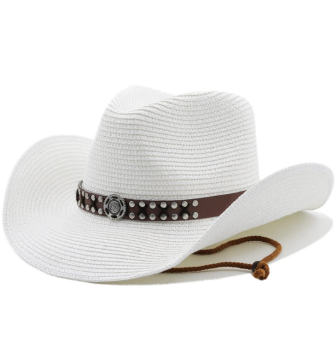 Sombrero de Playa Plegable, Sombrero De Paja Panamá Natural Vaquero Verano Sol Playa ala Ancha Sombrero Playa Verano