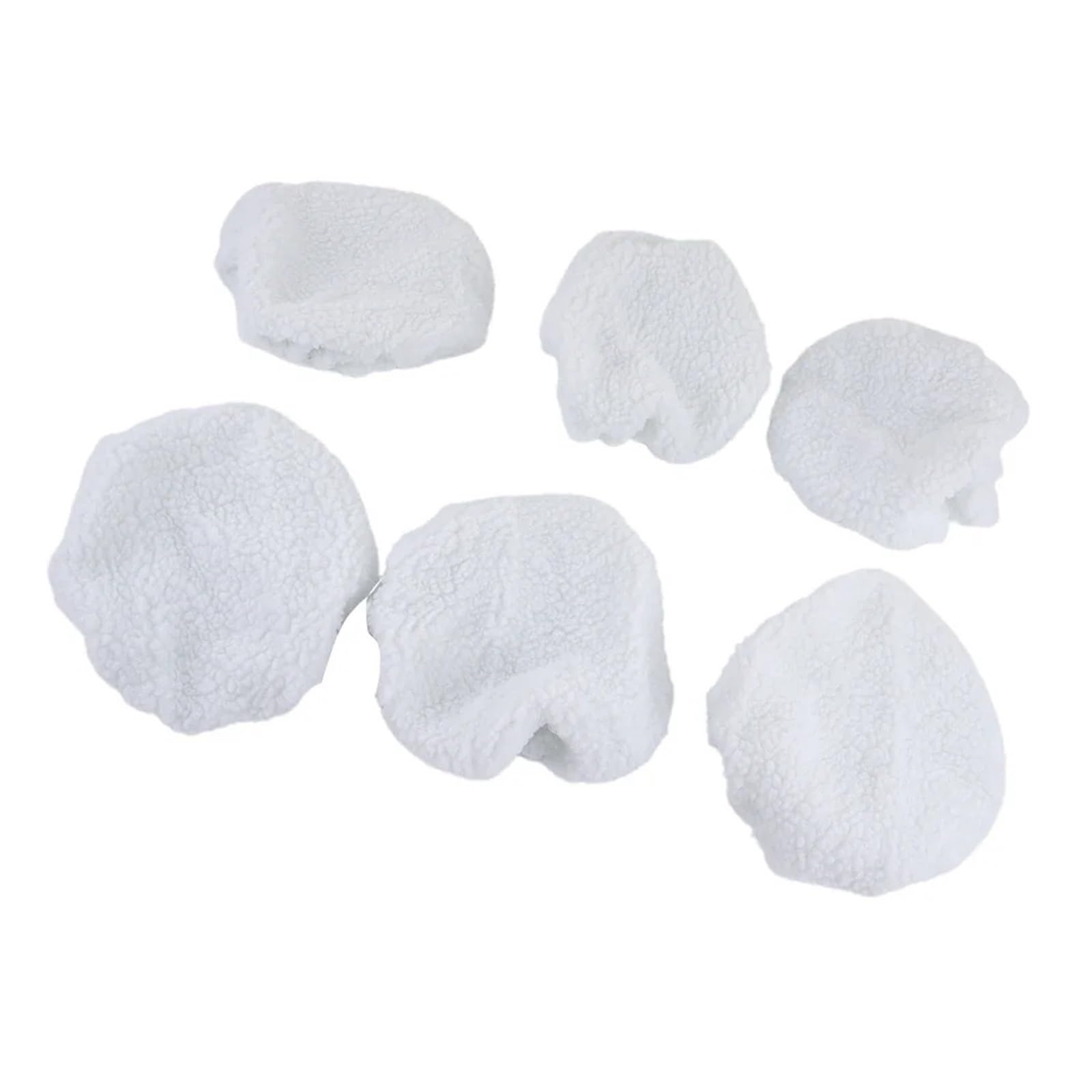 6 Stück Polierhauben-Polierpads mit einfacher Passform, geeignet for 240 mm, weiches Material for Autos und einige Möbel
