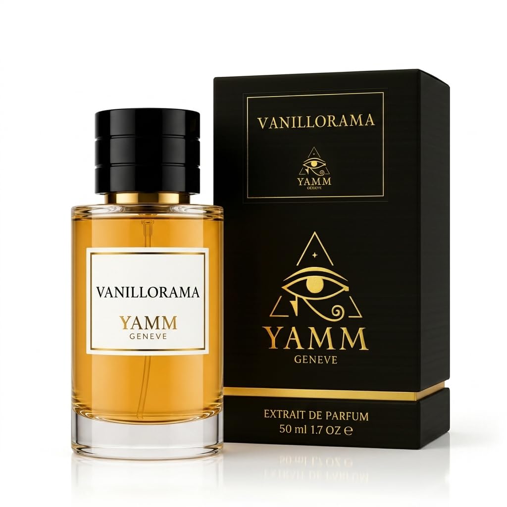 Vanillorama | Extrait de Parfum 50 ml | Profumo Unisex per Donna e Uomo | Vaniglia Bourbon, Rum e Cacao | Note Gourmand, Ambrate e Speziate | Lusso e Lunga Durata