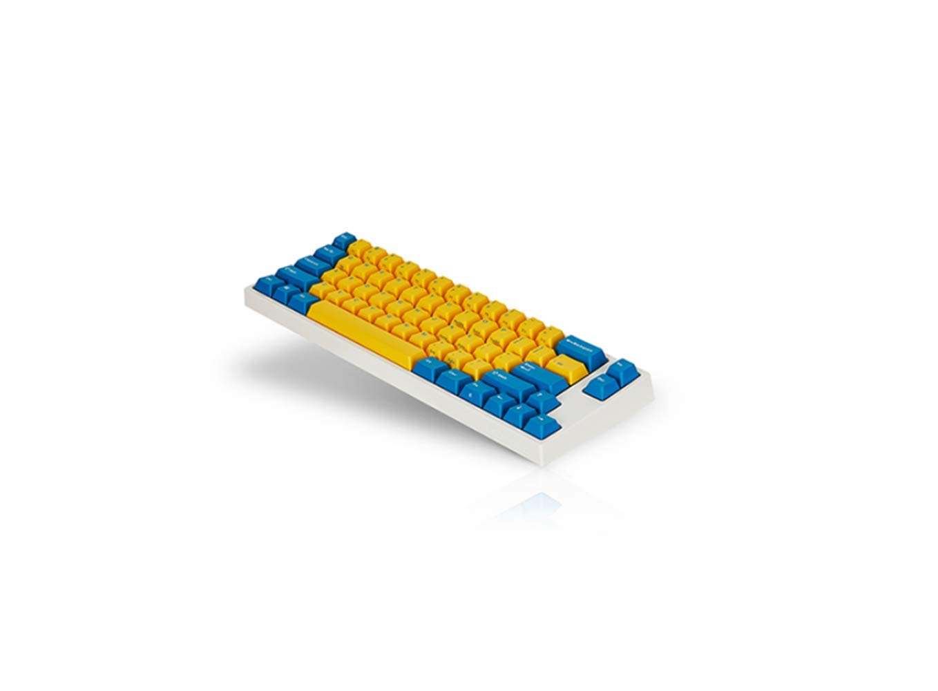 LEOPOLD FC660M PD Swedish Style White Blue PBT MX Switch 66Keys (Brown Switch)
