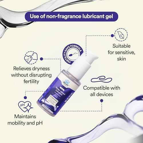 Image of Bloom by Bold Care Fragrance Free Lubricant | (50 ml) | Fertility Friendly| For Long-lasting Painless Experiences | Natural Lube for Dryness | Non-Sticky & pH Balanced Formula
