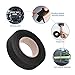 Keenso Multipurpose Car Wiring Harness Tape, Self Adhesive Anti Squeak Rattle Felt Automotive Wiring Harness Tape, Black (19mm × 15m)