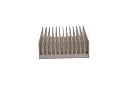 HEAVY DUTY ALUMINIUM HEAT SINK 200 MM(L) X 97 MM (W) X 33 MM (H) 800 Grams Weight gallery image