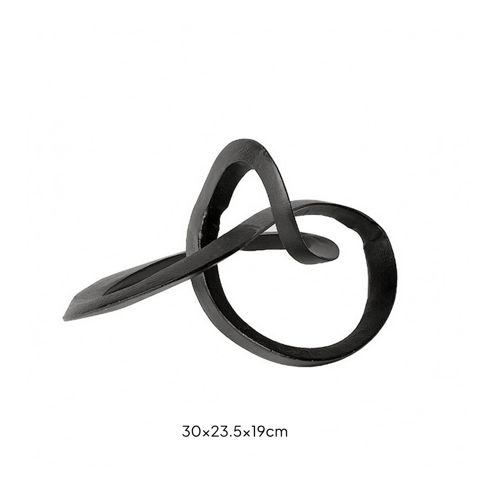 Qianly Escultura Geométrica Irregular, 30 23.5 19cm, Moderno Y Minimalista