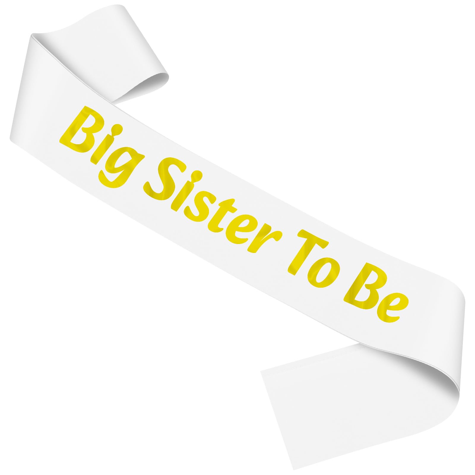 Big Sister to Be Gifts Sash New Big Sister Gift Baby Shower Announcement Gift Party Decorations Sash New Sisters Announcement Gifts Promoted to Sis Christmas Birthday Present for Girls Older Siblings — image 1